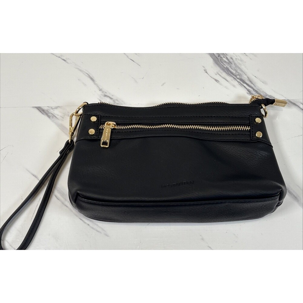 Bostanten Clutch/Wristlet/Crossbody Purse Black